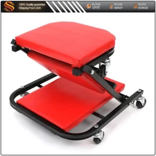 Z Creeper Seat Rolling Chair Auto Mechanics Shop Garage Foldable Work Stool