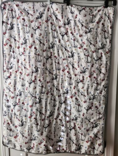 Trend Lab Dr. Seuss THE CAT in the HAT Crib Comforter Baby Blanket - EUC - Picture 4 of 5