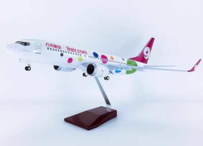 1:85 47CM 9air BOEING 737 MAX Passenger Airplane Landing gear  Resin Plane Model