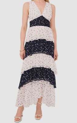1 state dress blue and white NWT! 1.State Paisley Dress