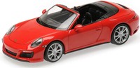 Porsche 911 991 Ii Carrera 4S Cabriolet 2016 Rot Minichamps 410067230 1:43