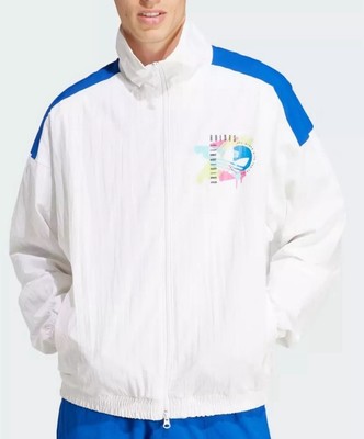adidas Originals Retro TrackTop Jacket White Men s Large IN2382 New