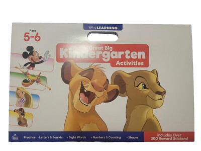 Disney Learning Great Big Kindergarten Activities  128 pages Learning Age 4-6