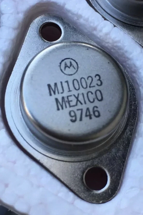 Transistor bipolar Darlington 10 piezas MJ10023 NPN 400 V 2 pines TO-3 Foto 2 de 3