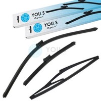 You.S Scheibenwischer SET Vorne+Hinten FüR Nissan Pulsar SchräGheck (C13) - NEU
