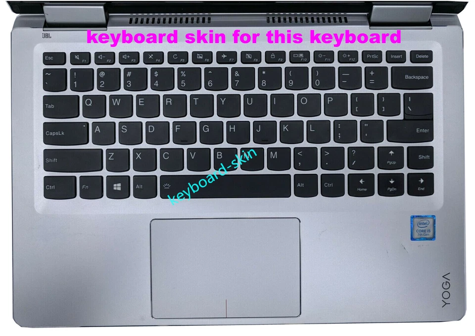 Keyboard Skin Cover For Lenovo Yoga 510-14 710-14 710-15 510S-14ISK 310S-14ISK  - Image 3 of 4