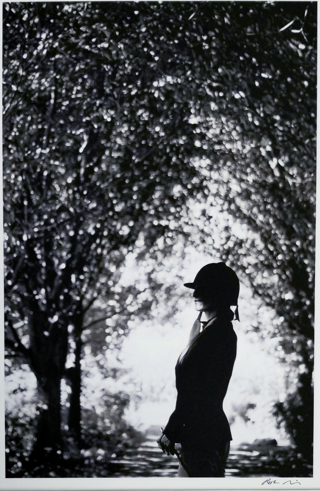 ROBIN RICE 1st-ed signed 1-of-25 equestrian horseback derby racing framed photo