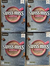 4 Packs Swiss Miss Milk Chocolate Reduced Calorie Cups 4*22=88 Count BB8/9/25