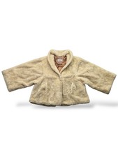 Vintage Oversized Faux Fur Coat W83 Women's Size M