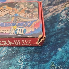 Dragon Quest III 3 Famicom NES Japan import US Seller CIB Box and Cartridge