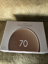 Google Nest Learning Thermostat 4th Generation - Polished Gold