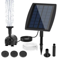 Solar Fountain Pump for Bird Bath Solar Water Fountain 2.5W Bird Bath Water P...