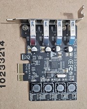 PCI-E to USB 3.0 Hub PCI Express Expansion Card Adapter 4 Port