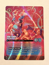 Disney Lorcana Enchanted Foil King Candy Sweet Abomination 218/204 EN