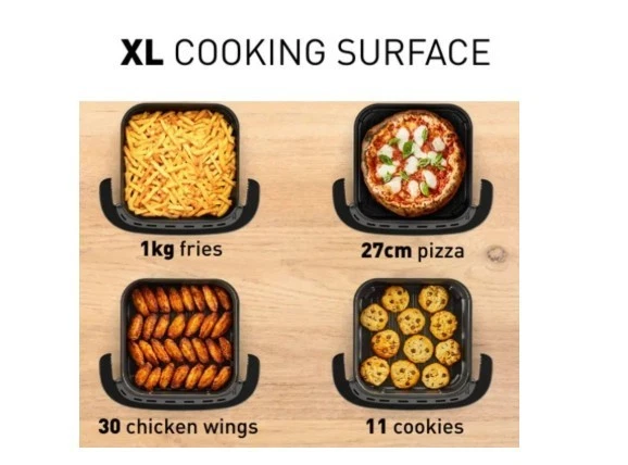 Tefal – Easy Fry & Pizza XL Plate Air Fryer 4.5L Extra-Crisp Digital Control - image 4 of 4