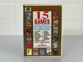 Maxi 15 HES Nintendo NES Piggyback Cart Variant PAL AUS Complete + Catalogue