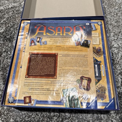Asara Board Game Land of 1000 Towers Ravensburger 99.9% Complete Good Preowned - Picture 3 of 21