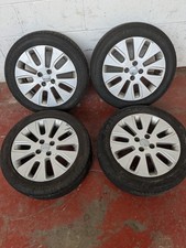 Kia Rio 3 4  [2011 .. 2024] 16" ALLOY WHEELS 195 55 16 TYRES SET X4 -