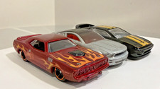 Lot Of 3 Hot Wheels 71 HEMI 'Cuda Mustang GT Concept Lotus Espirit