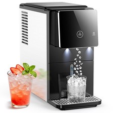 33 lbs/Day Countertop Nugget Ice Maker with Self-Cleaning Portable Countertop