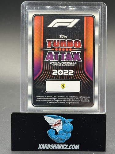 Topps F1 Turbo Attax 2022 Formula 1 LE 5B Charles Leclerc GOLD Limited Edition - Bild 2 von 2