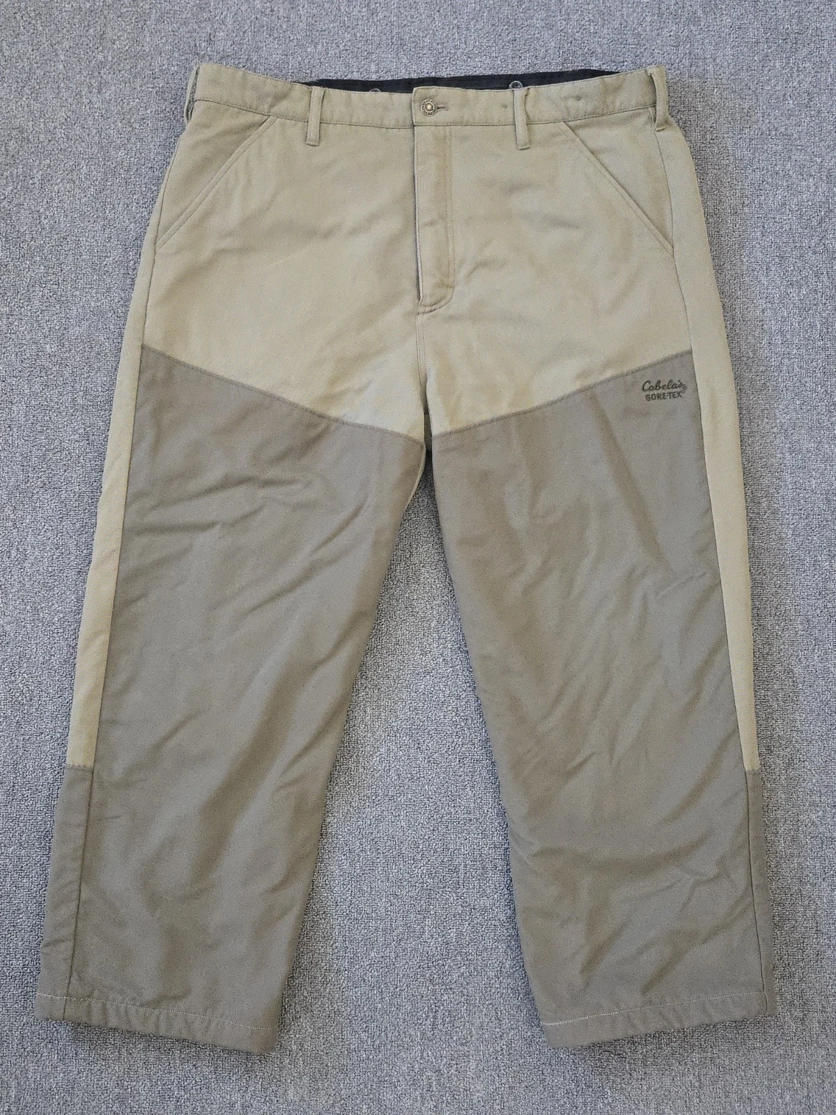 Cabelas Pants Mens 40 REG Brown Gore Tex Nylon Waterproof Hunting Outdoor Field