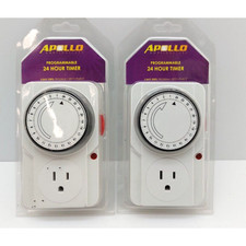 Apollo Programmable 24 Hour Timer TU-22A Sing...
