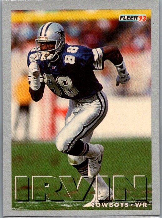1993 Fleer Shell FACT #36 Michael Irvin