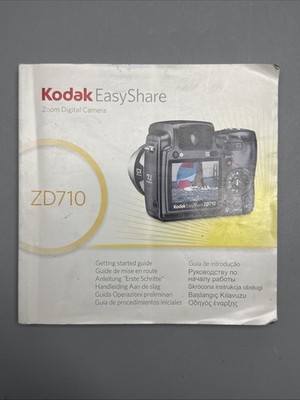 Kodak EasyShare zoom digital camera getting started guide Anleitung #E2