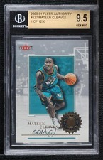 2000 Fleer Authority Rookie 1 of 1250 /1250 Mateen Cleaves BGS 9.5 GEM MINT vb2