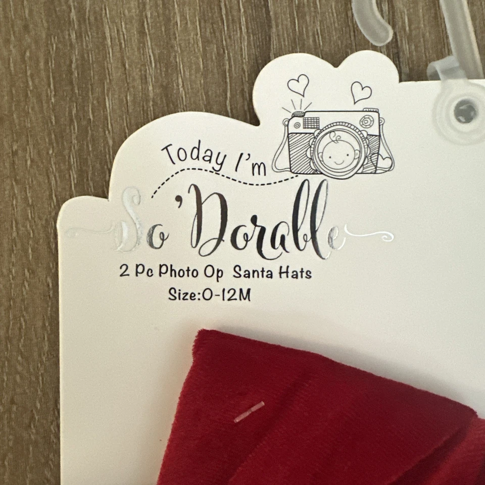 Непослушный или хороший Baby Санта шляпы фото Op праздник размер 0-12 месяцев - Изображение 4 из 4