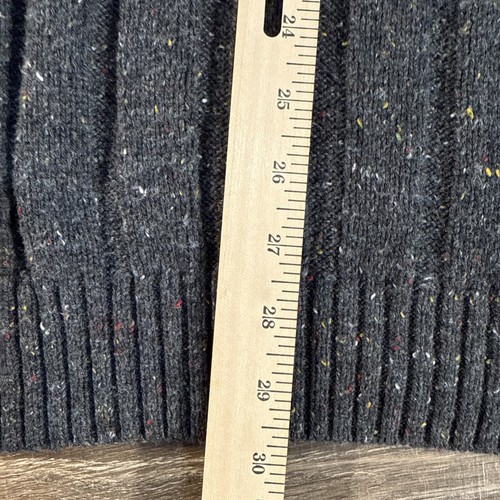 Crown & Ivy Mens Sweater 4XL Gray Pullover Chunky Cable Knit Crewneck Color Dot - Picture 8 of 12