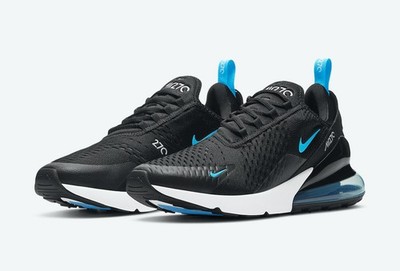 Nike Air Max 270 DD7120-001 Size EU-45 US-11 UK-10 Black/White-Univerity Blue