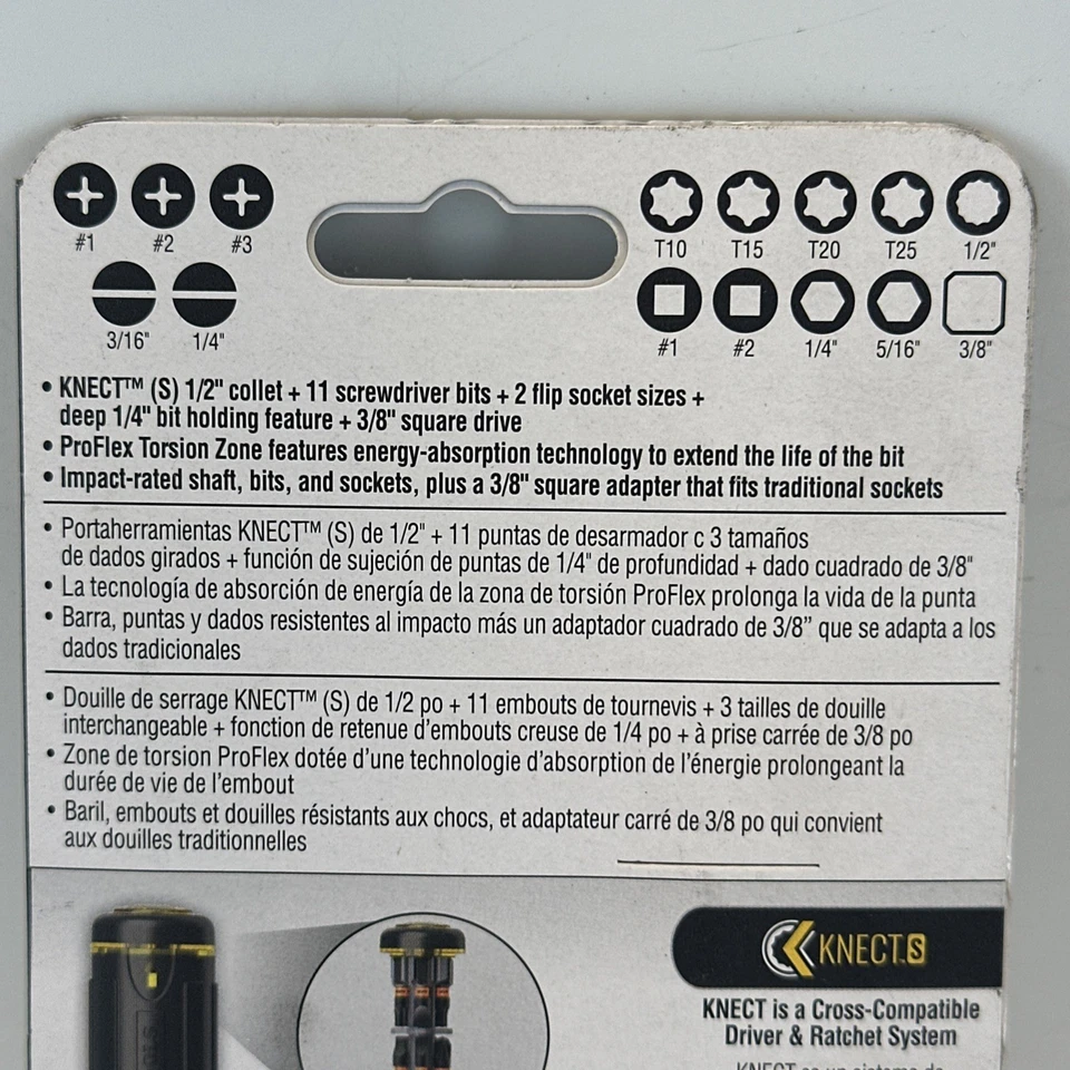 Klein Tools 32516HD 16-in-1 Impact Hybrid Magnetic Screwdriver/Nut Driver - Image 4 of 4