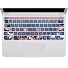 Silicon Keyboard Cover for 11.6" Lenovo Chromebook C330 11.6 inch, Red flower