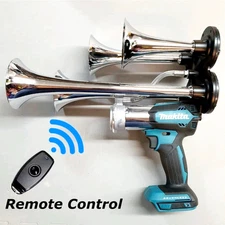 Makita Train Horn Remote 18v Quad Drill Impact Sports Boat Air Compressor Chrome