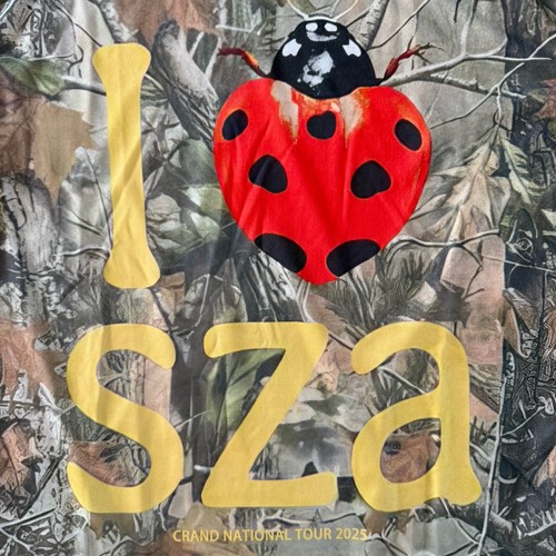 SZA I Love SZA Bug Tee KENDRICK LAMAR CRAND NATIONAL TOUR Medium Quick Dry Camo - Bild 3 von 6