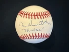 Mike Heath Signed OML Baseball New York Yankees Autograph WS Inscription & COA