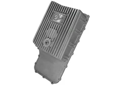 46-70180 aFe POWER Street Series Transmission Pan Raw w/ Machined Fins Ford Dies