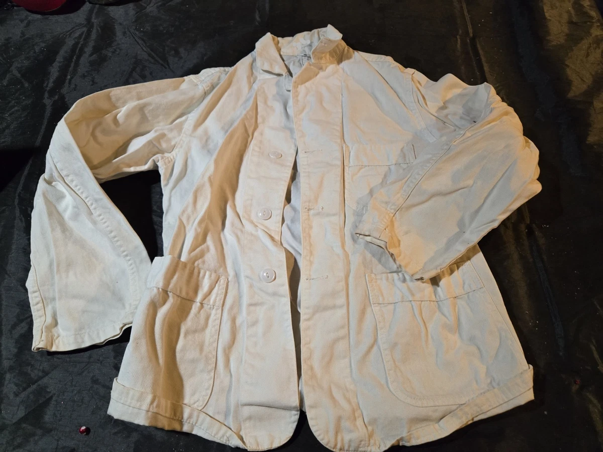 Vintage White Lab Coat, Mens size 40