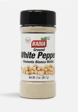 Badia Ground White Pepper Seasoning NEW _!!!!