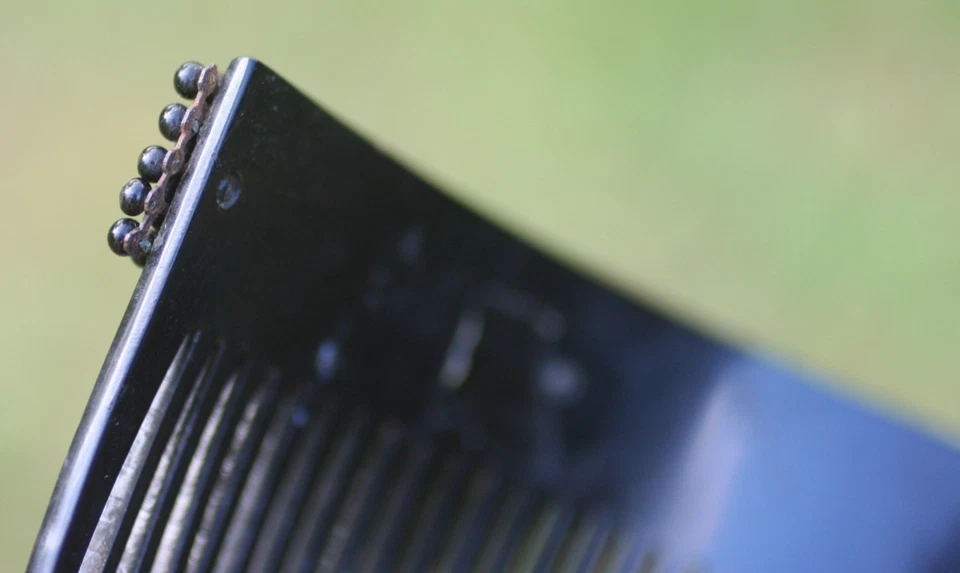 古董 *:艺术装饰/维多利亚月经黑发组合:* 4 3/4 X 2.5 爱 — 第 4/4 张图片