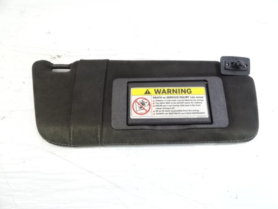 05 Mercedes W209 CLK55 sun visor, right, alcantara suede, black charcoal, AMG - Image 4 of 4