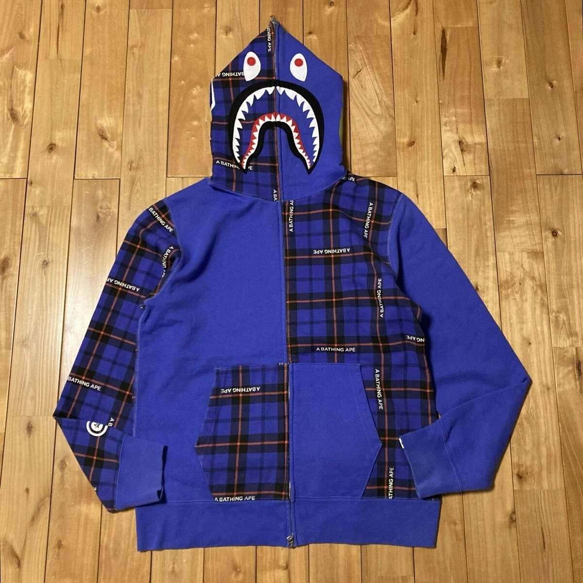 A BATHING APE チェック柄パーカー XL チェック パーカー フルジップパーカー 001ZP9601012 チェック柄 4
