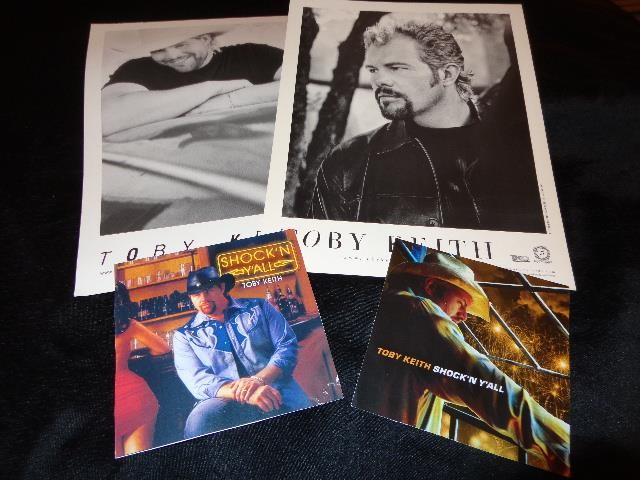 Toby Keith *Two Rare 2003 Shock'n Y'all Album Cover Mockup Options+Two 8x10s!