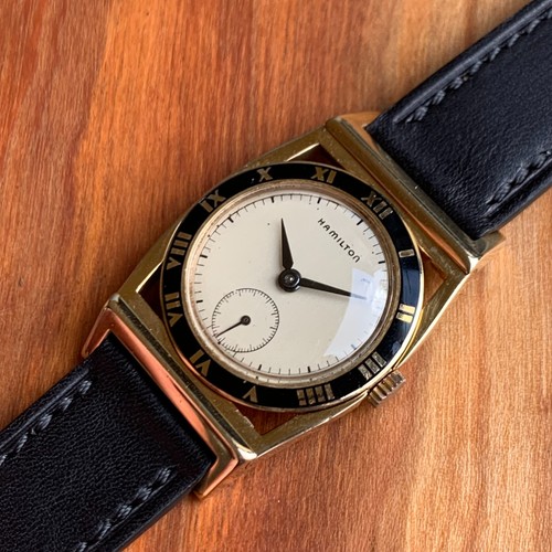 Hamilton "Piping Rock" Cal. 747 14K Solid Gold -Second Generation Wristwatch