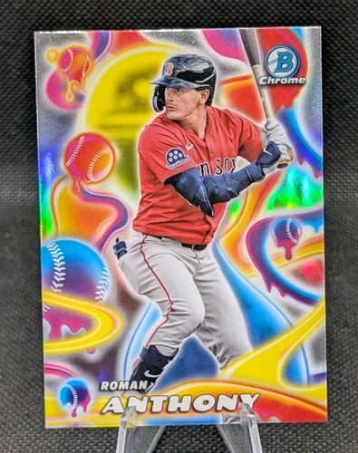 2025 Bowman Chrome - Melt Mashers Roman Anthony #MM-13 (RC)
