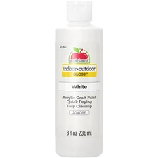Apple Barrel Gloss Acrylic Paint in Assorted Colors (8 oz), 20408 Gloss White