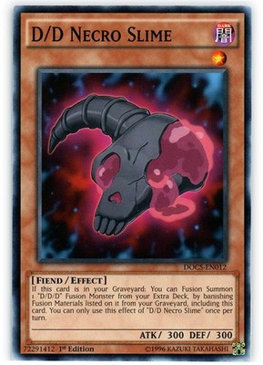 D/D Necro Slime - DOCS-EN012 - Common - 1st Edition - Lightly Played