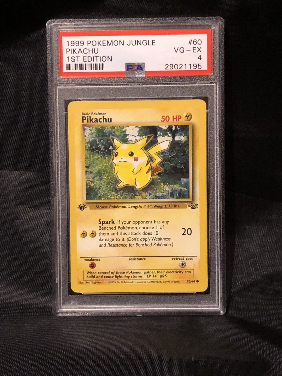 1999 Pokemon Jungle 60 Pikachu 1st Edition | eBay